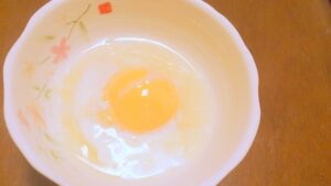 冷凍卵の温泉卵
