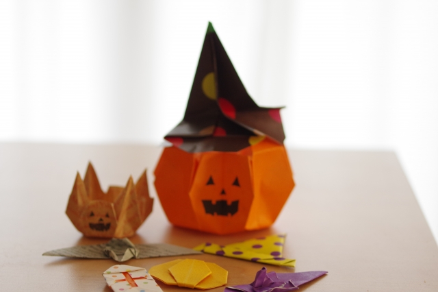 かぼちゃ　折り紙
