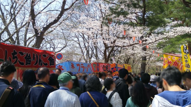 千秋公園　桜まつり　出店
